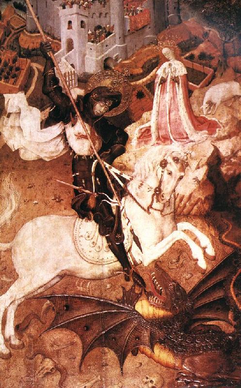 MARTORELL, Bernat (Bernardo) Saint George Killing the Dragon China oil painting art